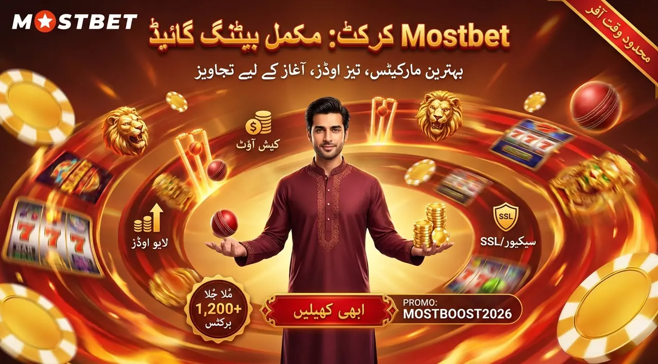Mostbet betting in Pakistan with sports, live odds and bet placement guide